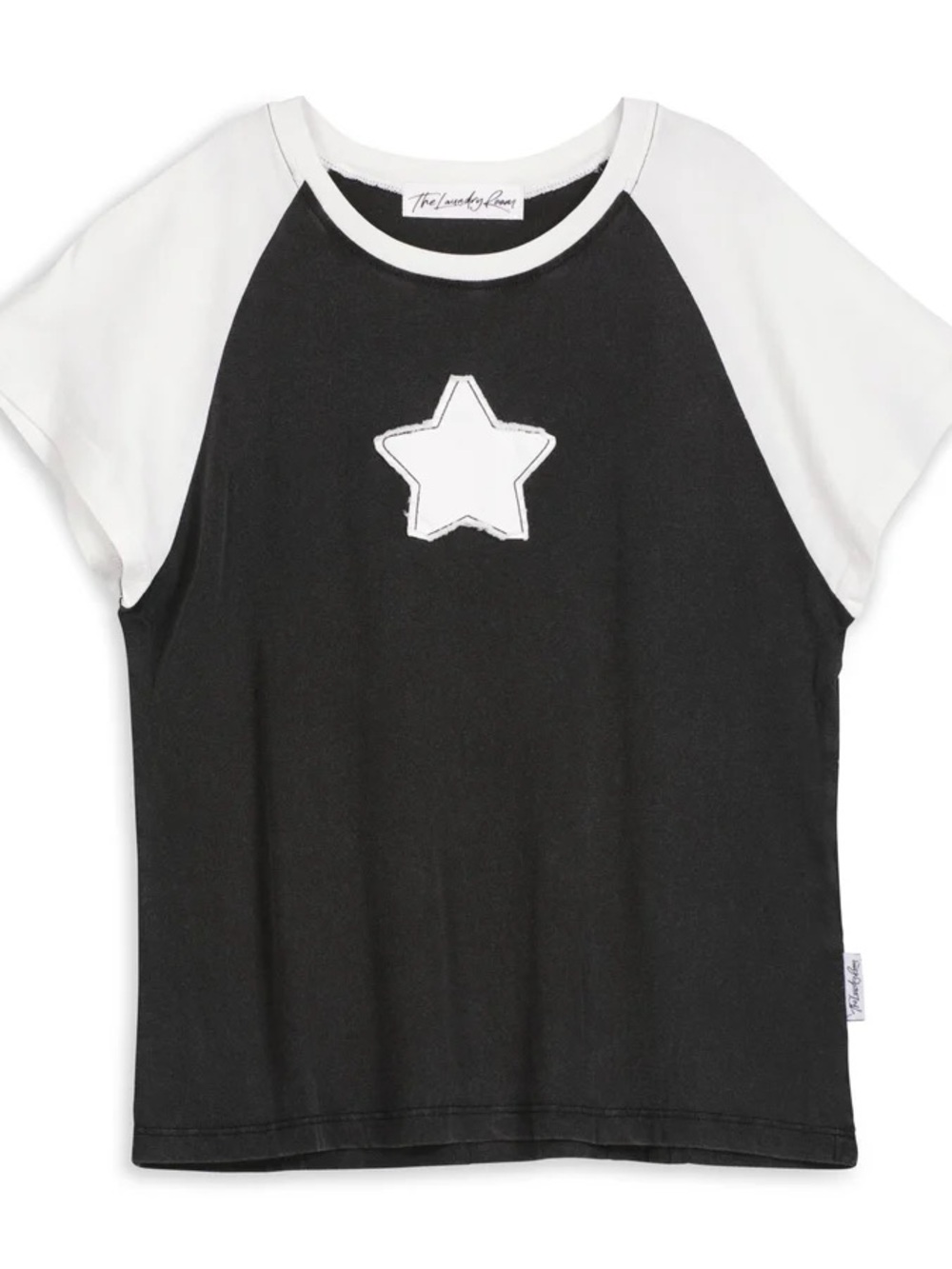 Free People | The Laundry Room Stardom Baby Tee — Black/White